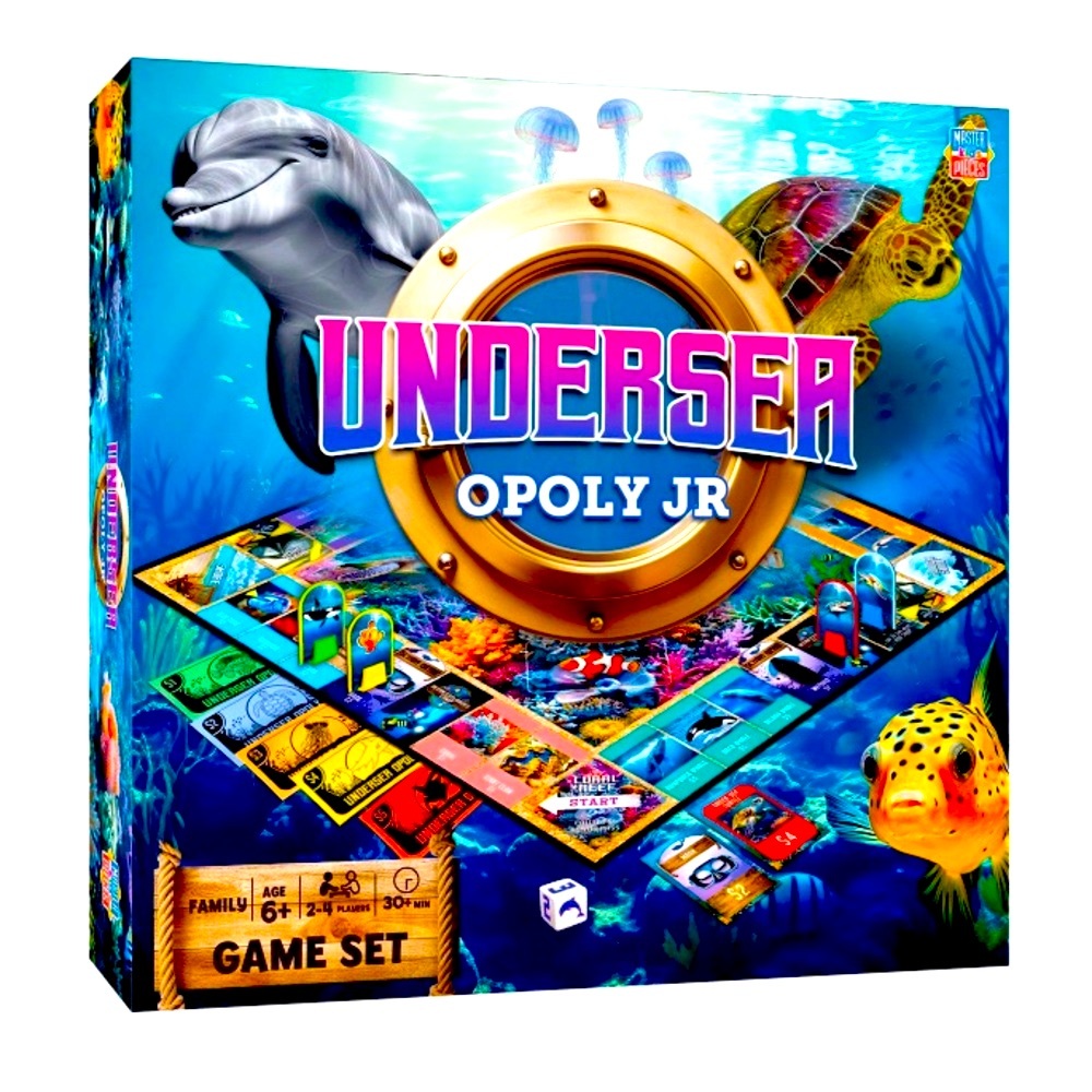 🐠🐋🦈 LETS PLAY KIDS❗️ “UNDERSEA OPOLY JUNIOR” BOARD GAME❗️🦀🐳🦑